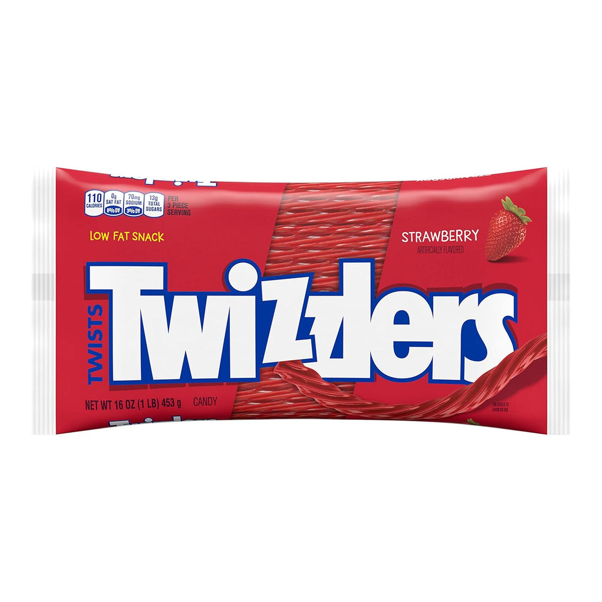 16 oz bag of strawberry TWIZZLERS candy