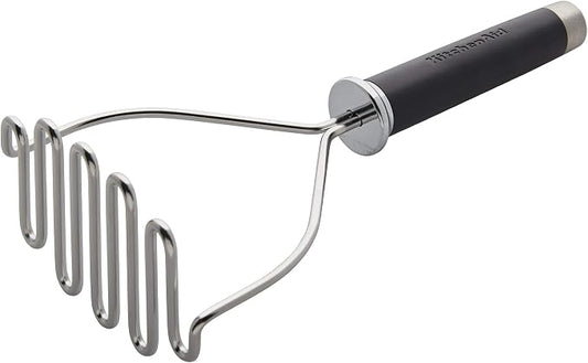 KitchenAid black stainless steel wire masher
