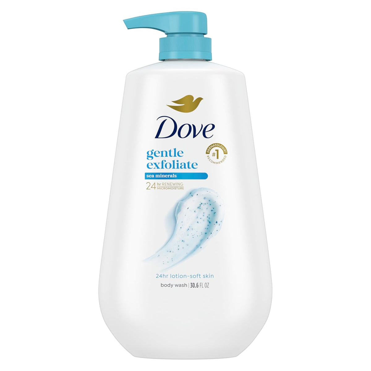 Sulfate free Dove exfoliating body wash with sea minerals