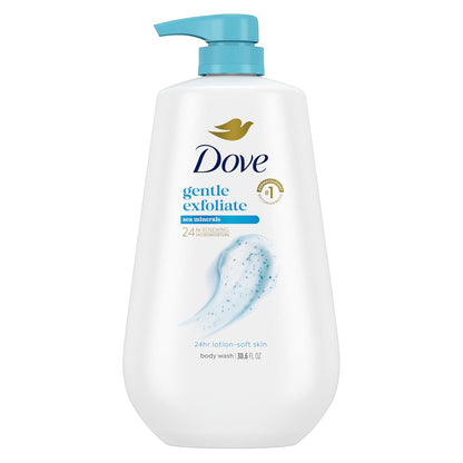 Sulfate free Dove exfoliating body wash with sea minerals