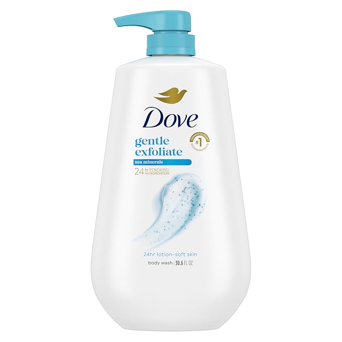 Dove Gentle Exfoliate Sea Minerals body wash 30.6 oz bottle