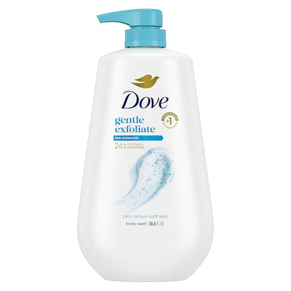 Dove Gentle Exfoliate Sea Minerals body wash 30.6 oz bottle
