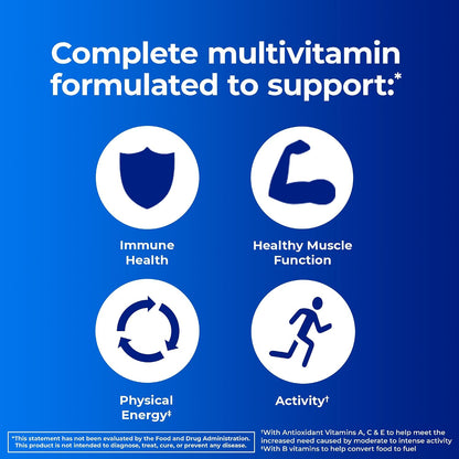 50 count men’s multivitamin with magnesium support