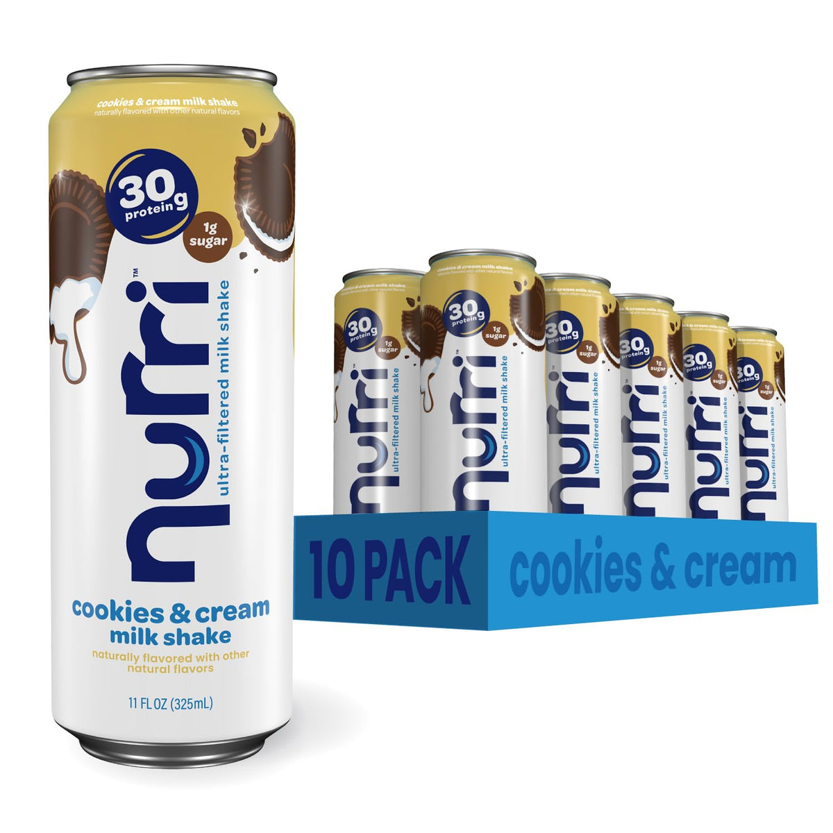 Nurri ultra filtered milk shake 10 pack packaging