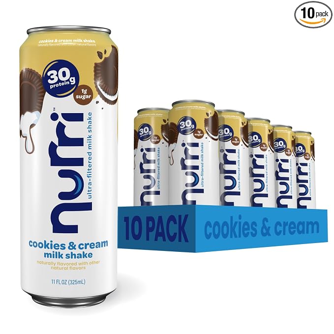 Nurri Cookies and Cream 30g protein milk shake cans