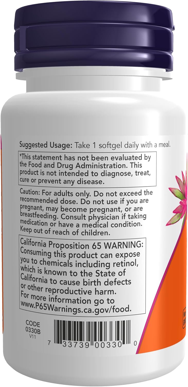 Vitamin A softgels for daily wellness routine