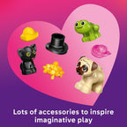 LEGO Friends animal figures and pet hats