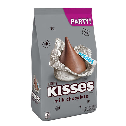 30 oz HERSHEY'S KISSES milk chocolate party pack