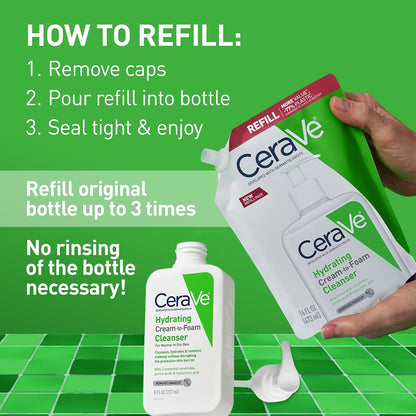 CeraVe fragrance-free hydrating cleanser