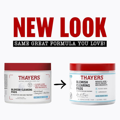 THAYERS acne pads with alcohol-free witch hazel