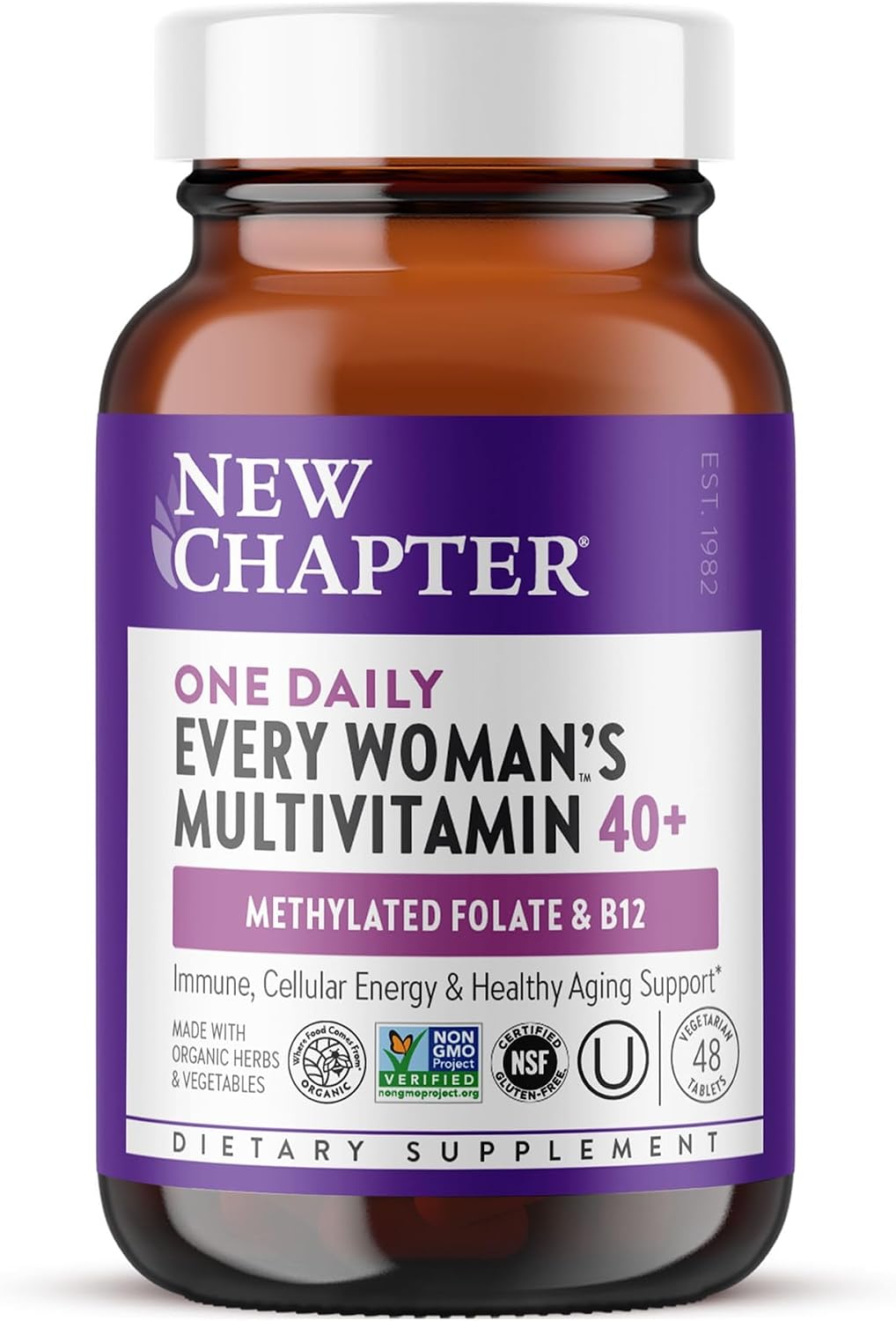 Women's 40 plus once daily multivitamin tablets