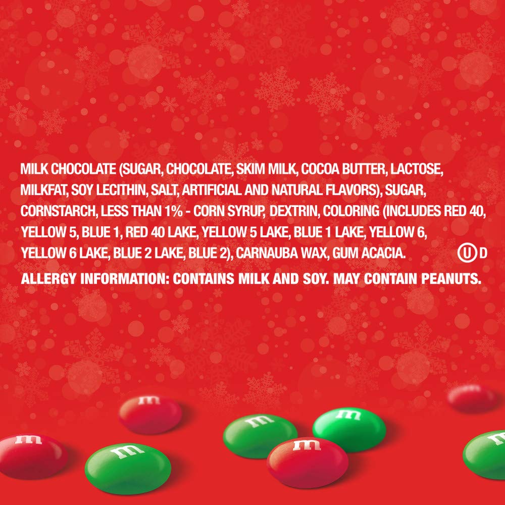Festive M&M'S chocolate candy for candy bowls and treats