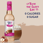 Sugar free hazelnut syrup for coffee, lattes, and baking