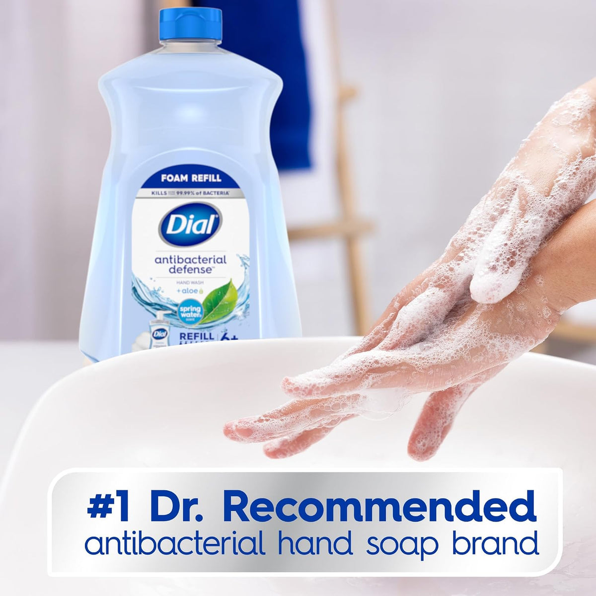Spring Water foaming hand soap refill by Dial
