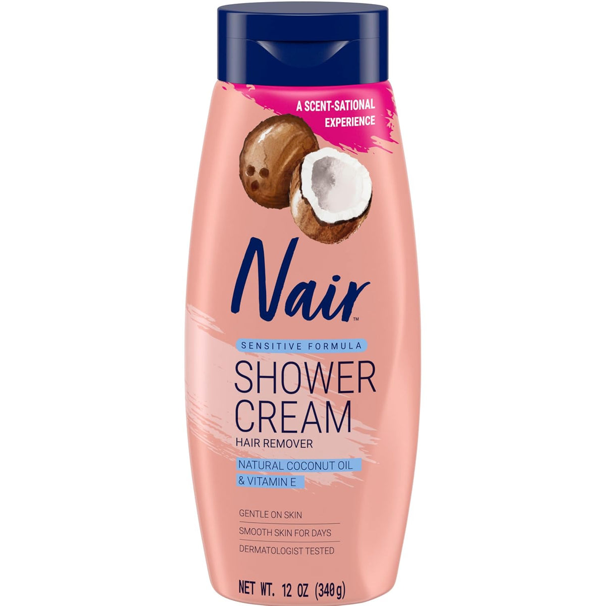 Nair Sensitive hair removal cream with coconut oil and vitamin E