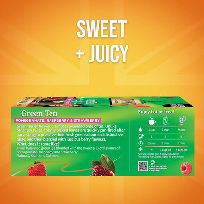 Caffeinated Twinings green tea 100 teabags pack