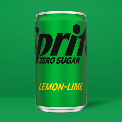 Sprite Zero Sugar 7.5 fl oz mini soda cans