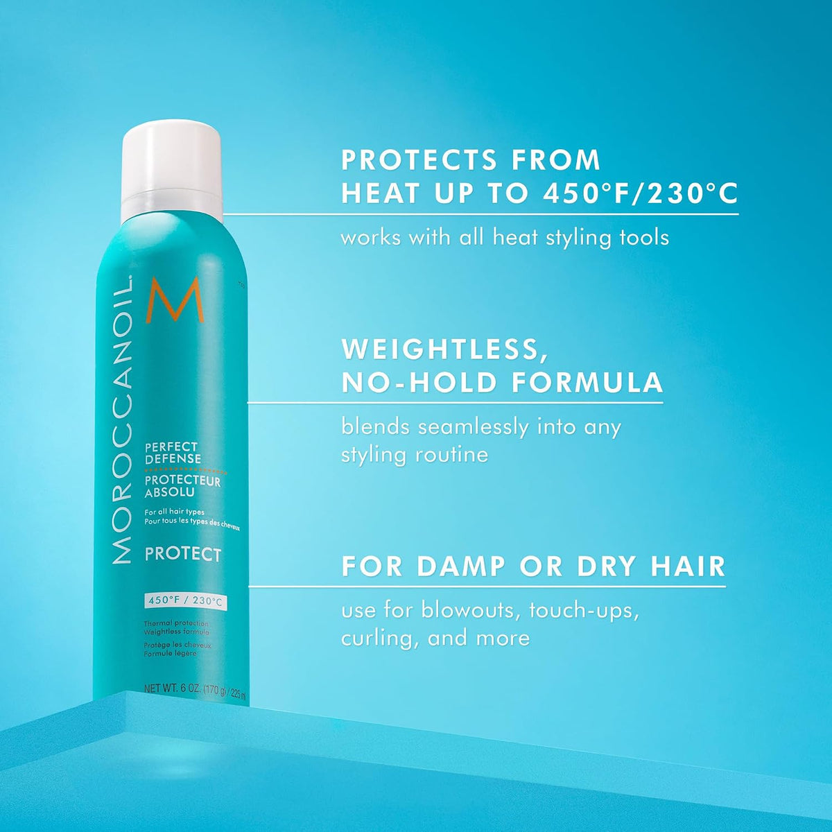 Argan oil infused Moroccanoil hair care product