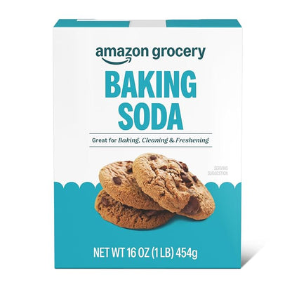 Amazon Grocery baking soda 16 oz box front