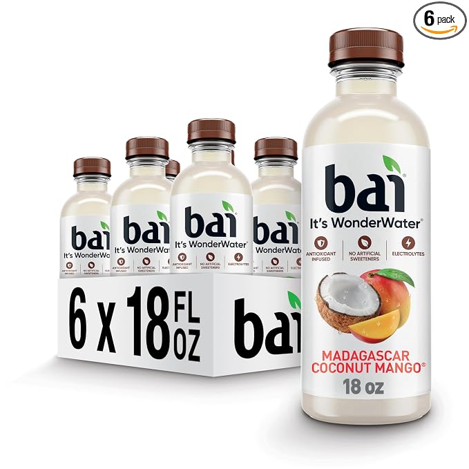 Bai Madagascar Coconut Mango antioxidant water 6 pack