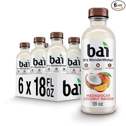 Bai Madagascar Coconut Mango antioxidant water 6 pack