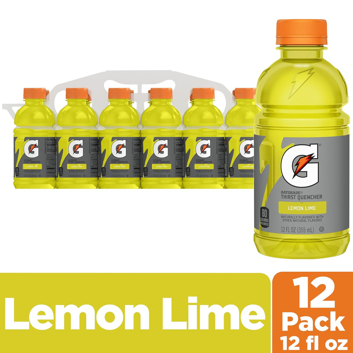 Gatorade 12 pack lemon-lime electrolyte sports drink