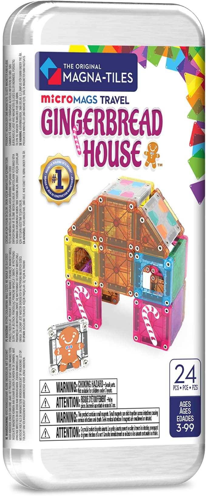 MAGNA-TILES Halloween magnetic building tiles travel set