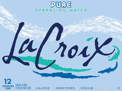 La Croix zero calorie sparkling water pack