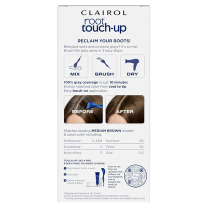 Clairol Root Touch Up shade 5 medium brown hair dye
