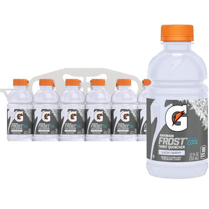 Gatorade Glacier Cherry 12 fl oz sports drink bottle pack