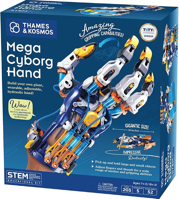 Thames & Kosmos Mega Cyborg Hand STEM science kit