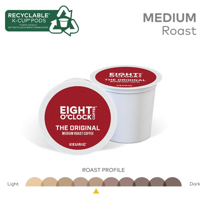 72 count Eight O'Clock Coffee medium roast K-Cups