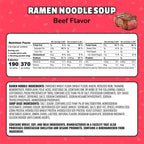 Maruchan 3 oz beef ramen noodle soup packs