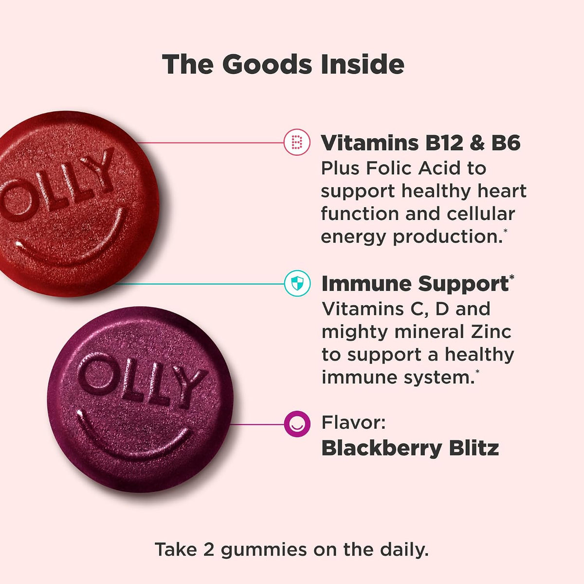 Men's multivitamin gummies with vitamins and zinc