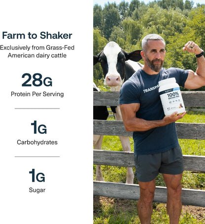 Premium whey protein powder French Vanilla flavor
