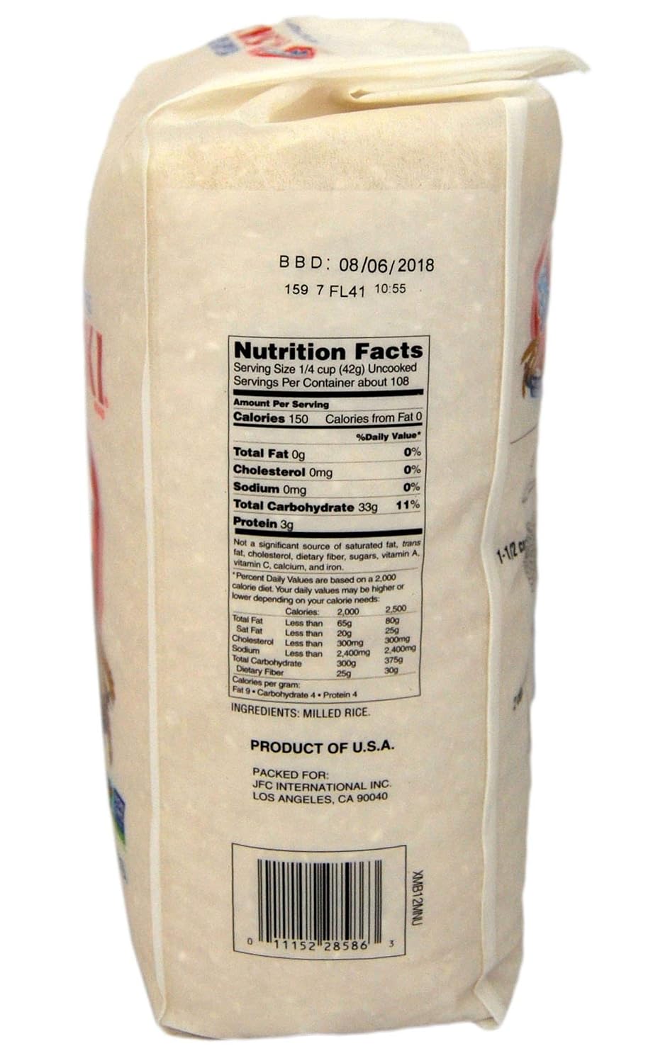 Nishiki rice for sushi rolls and nigiri