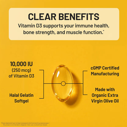 NatureWise Vitamin D3 with organic olive oil
