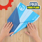 Turbo Trick plane kit with fold and launch challenge