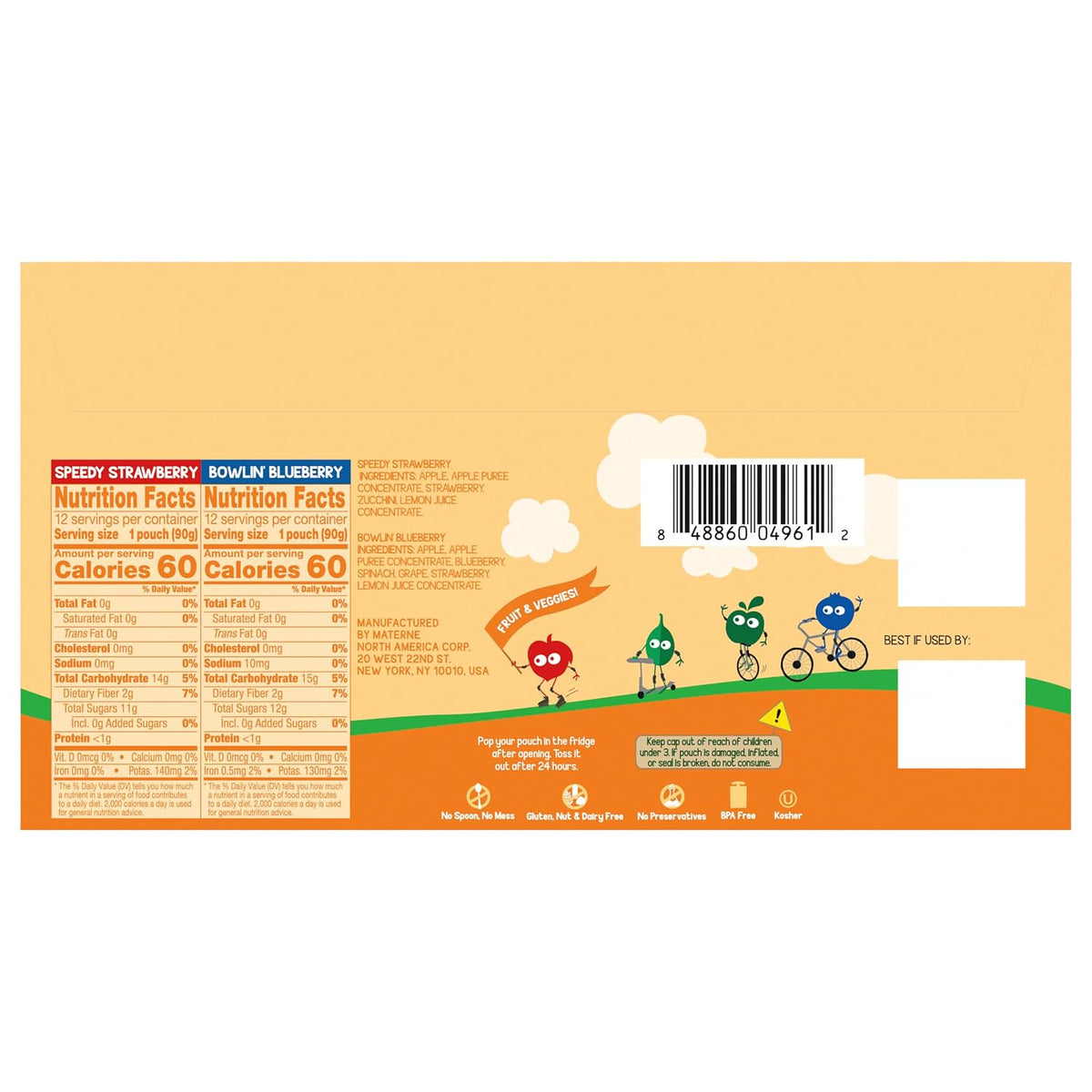 GoGo SqueeZ applesauce pouches for kids and adults