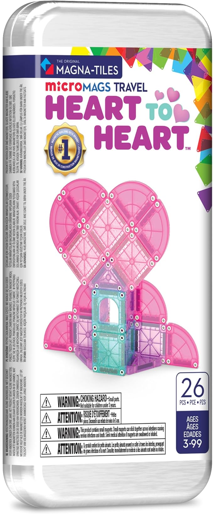 Compact MAGNA-TILES Winter Wonder travel play set