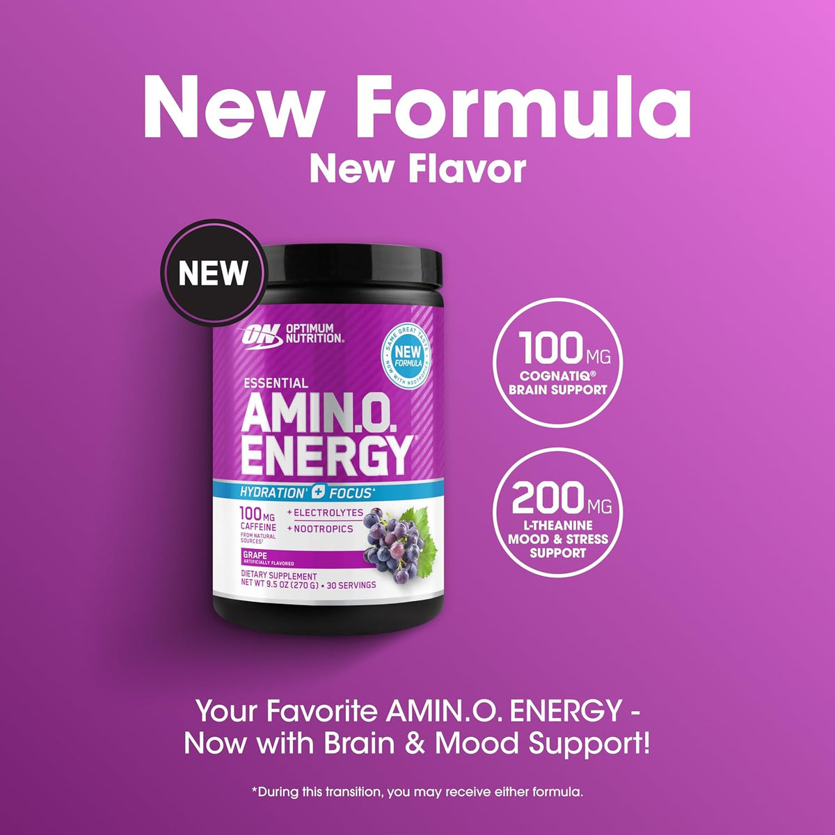Optimum Nutrition Amino Energy 30 servings container