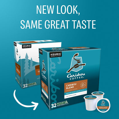 Caribou Blend Keurig compatible coffee pods packaging