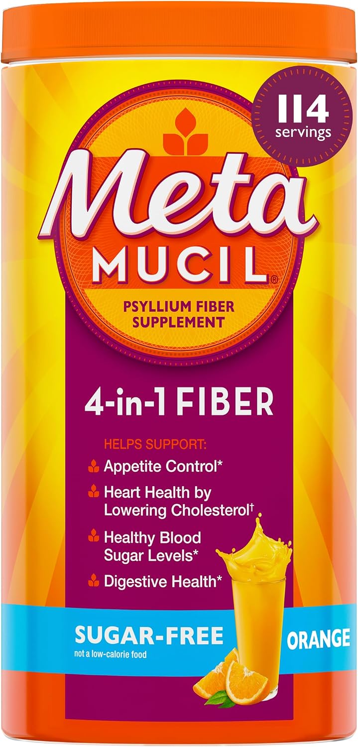 Metamucil GLP-1 friendly fiber supplement container