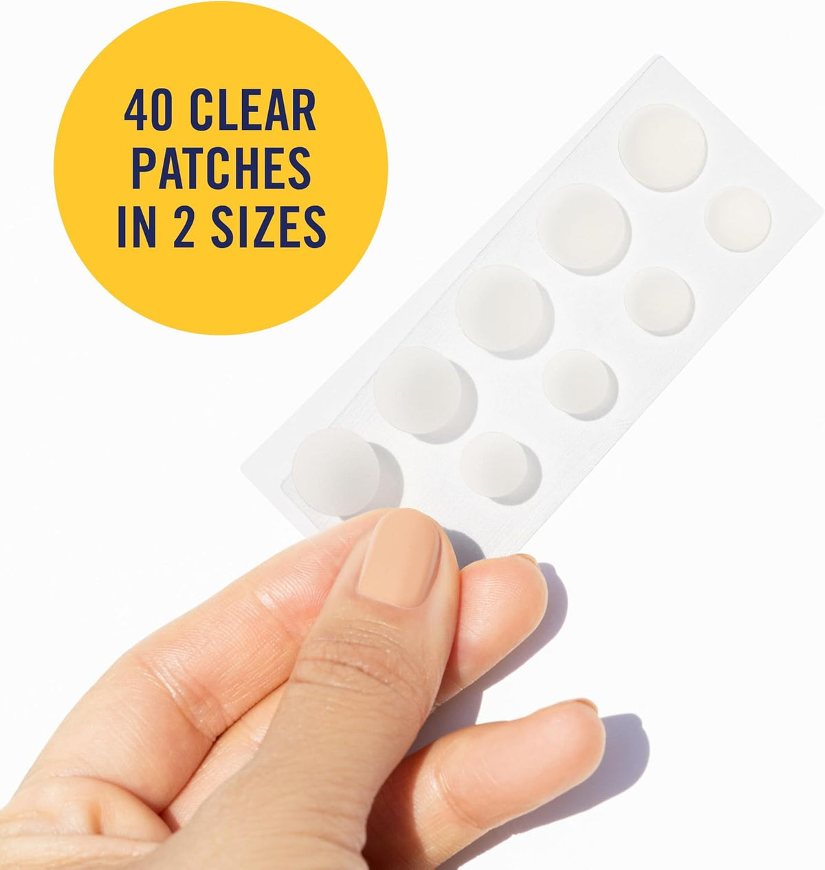 Fragrance-free overnight blemish patches packaging