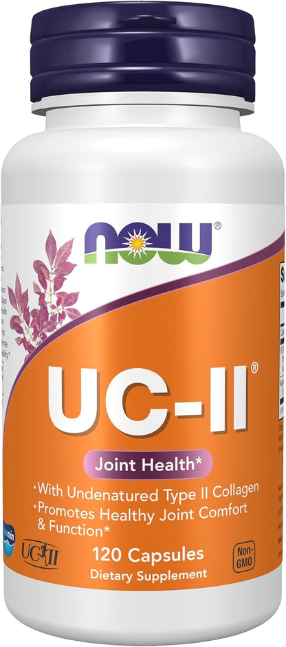 NOW UC-II Type II Collagen 120 veg caps bottle