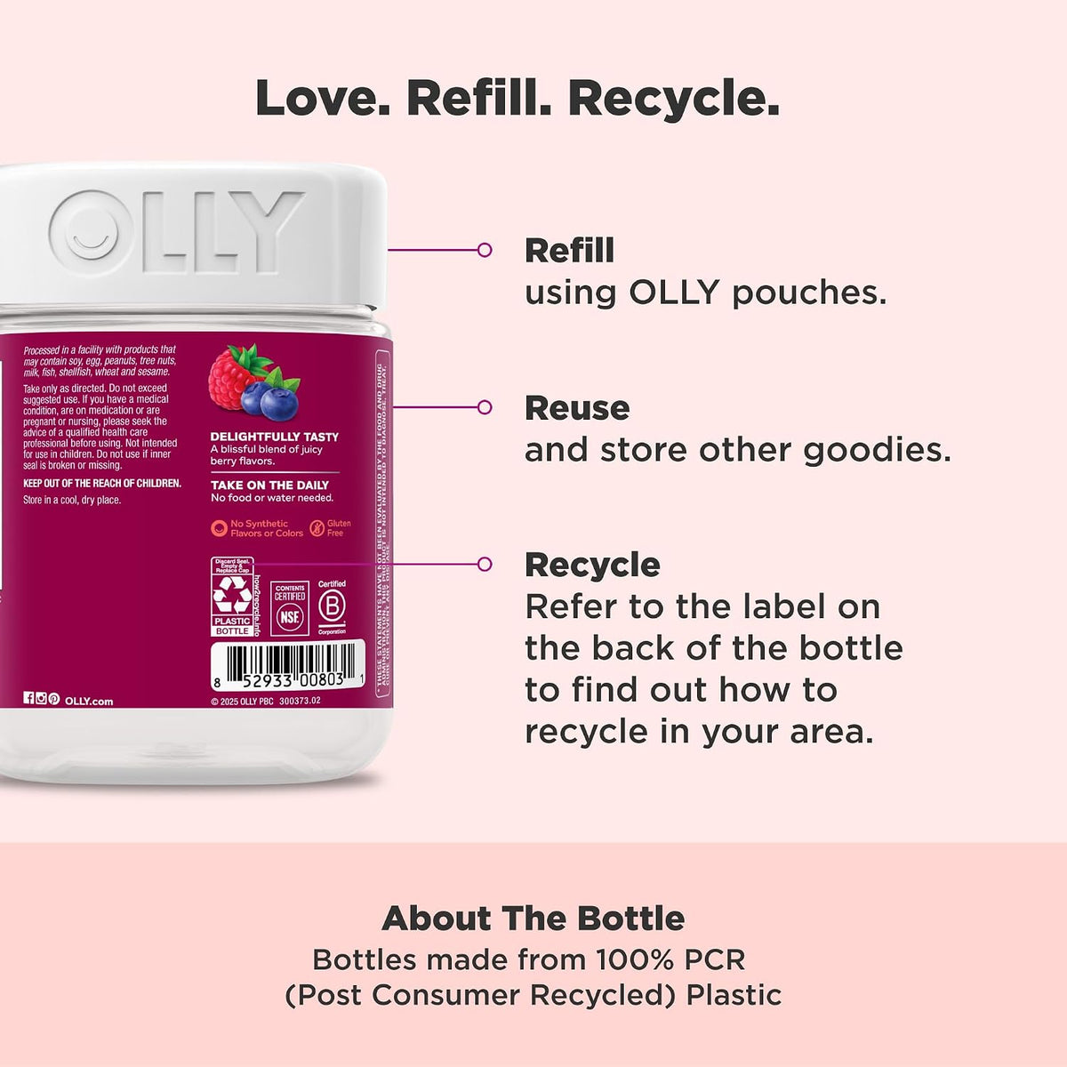 Gluten free OLLY Women's Multivitamin gummies