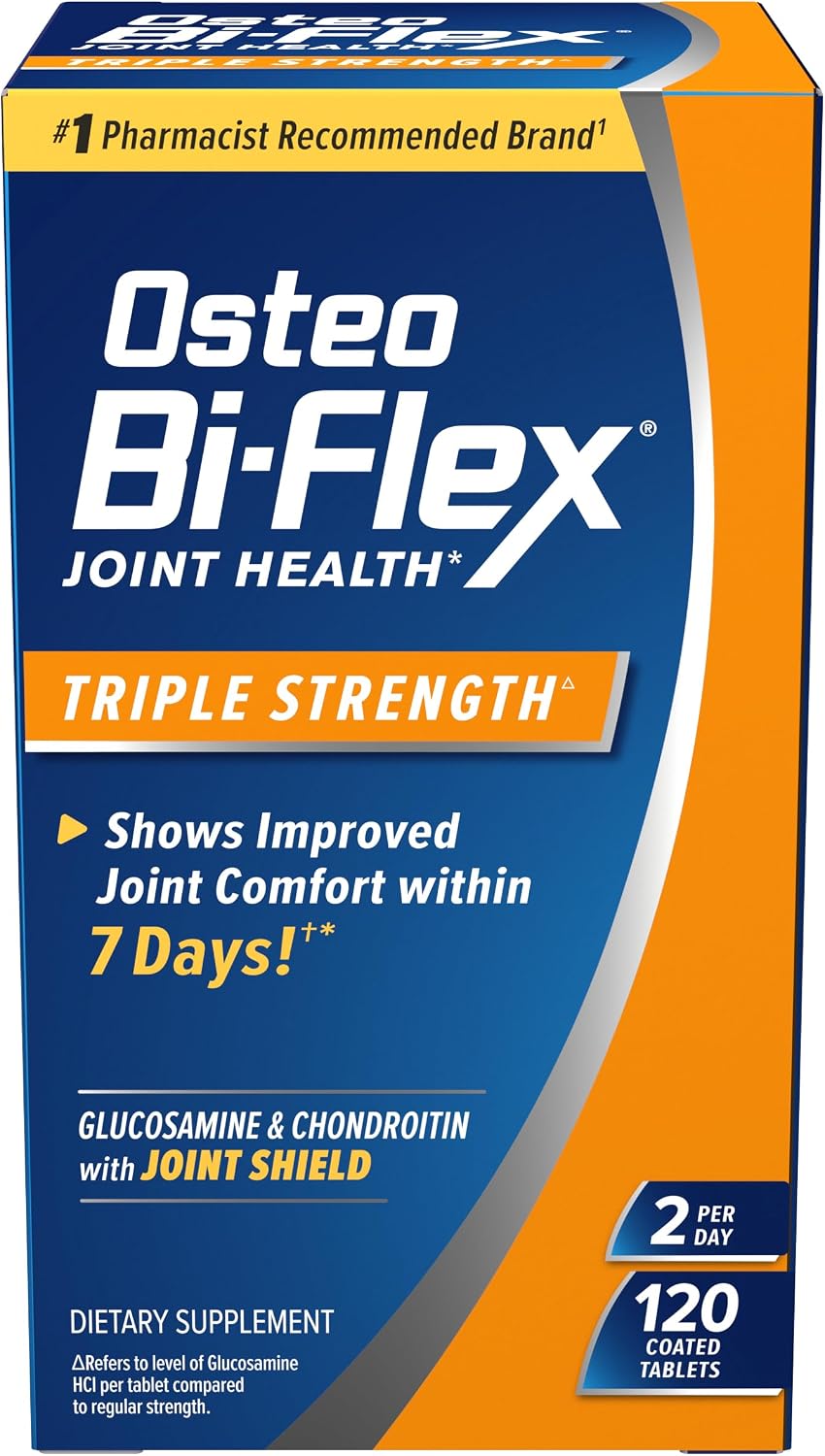 Osteo Bi-Flex joint health supplement 120 count packaging
