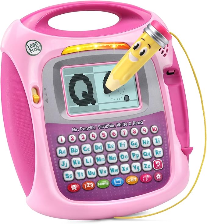 LeapFrog Mr. Pencil Scribble Write and Read pink learning toy