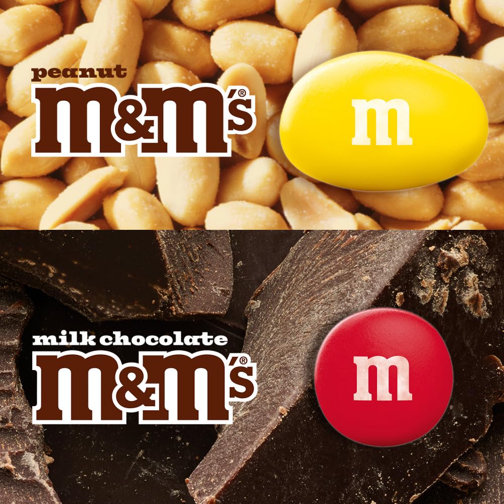 M&M's bulk candy jars for parties and office candy dishes