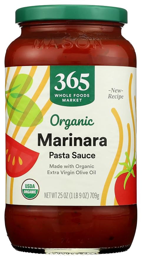 365 by Whole Foods Market organic marinara pasta sauce 25 ounce